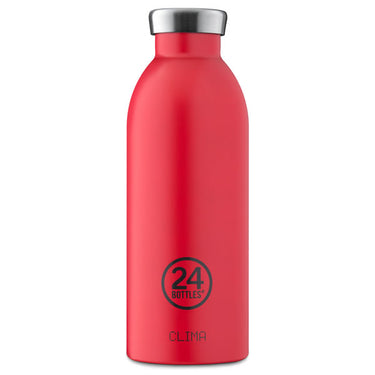 24Bottles Clima Bottle »Hot Red« isolierte Edelstahl-Trinkflasche – Ansicht 1
