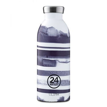 24Bottles Clima Bottle »Stripes« isolierte Edelstahl-Trinkflasche – Ansicht 1