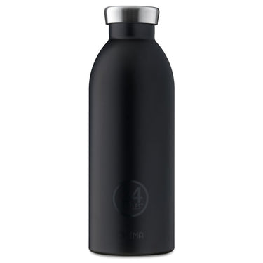 24Bottles Clima Bottle »Tuxedo Black« isolierte Edelstahl-Trinkflasche – Ansicht 1