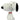 Dekofigur Snoopy stehend „Weiß“ 25 cm von BLOGO Design