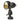 Dekofigur Snoopy stehend „Schwarz“ 25 cm von BLOGO Design