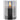 LED-Kerze Silber PALAZZO 10x8 cm von LEONARDO
