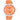 Damenuhr Timepieces Neonorange / Silber C1072 – OOZOO – Ansicht 1