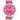 Damenuhr Timepieces Metallic Pink / Silber C1078 – OOZOO – Ansicht 1