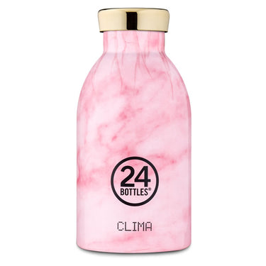 24Bottles Clima Bottle »Pink Marble« isolierte Edelstahl-Trinkflasche – Ansicht 2