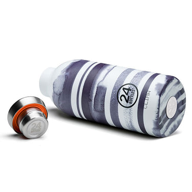 24Bottles Clima Bottle »Stripes« isolierte Edelstahl-Trinkflasche – Ansicht 2