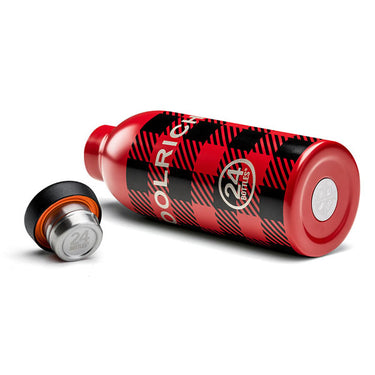 24Bottles Clima Bottle »Woolrich« isolierte Edelstahl-Trinkflasche – Ansicht 2
