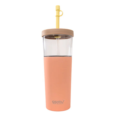 ASOBU Marina Tumbler „Pastel Peach“ 2-in-1-Trinkbecher – Produktansicht 2