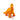 Gestrickte Babyrassel Diplodocus Dinosaurier - Orange • Best Years Ltd