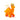 Gestrickte orangefarbene Dippy die Herzogin mit Krone  • Best Years Ltd
