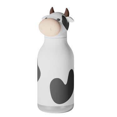 ASOBU Bestie Trinkflasche Kuh „Willow“ Schwarz-Weiß – Produktansicht 2