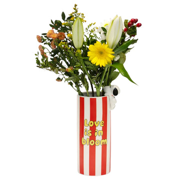 Snoopy Love is in Bloom – Vase mit 3D-Snoopy • BLOGO Design