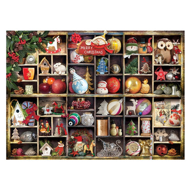 „Christmas Ornaments“ Puzzle – 1.000 Teile • Eurographics Puzzle