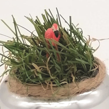 Fahrradklingel „Flamingo“ 6 cm von DUDERINO – Produktansicht 2