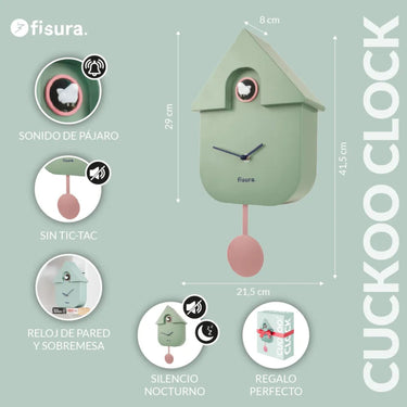 Fisura CUCKOO Clock „Mint“ – Produktansicht 2
