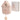 CUCKOO Clock "Beige mit orangefarbenem Zifferblatt" • Fisura