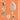 CUCKOO Clock "Beige mit orangefarbenem Zifferblatt" • Fisura