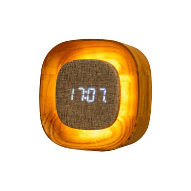 Lumos Clock - Quadratisch "Ash" • Gingko – Produktansicht 2