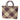 Shopper "Avenue" XL Ecru - Plum • Handed By