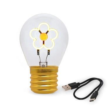 Deko-Tischlampe in Glühbirnenform - "Daisy" von LEGAMI, Produktansicht 2