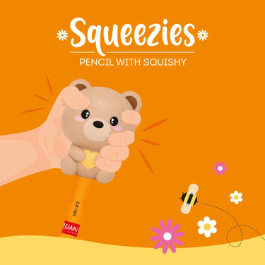 Anti-Stress-Bleistift mit Teddyaufsatz – „Squeezies – Teddy“ • LEGAMI MILANO