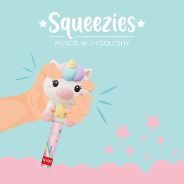 Anti-Stress-Bleistift mit Unicornaufsatz – „Squeezies – Unicorn“ • LEGAMI MILANO