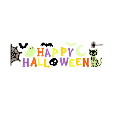 Windo-Glow – 29 Gel-Fensteraufkleber "Happy Halloween" • LEGAMI MILANO