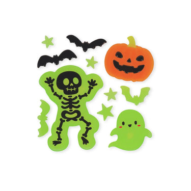 Windo-Glow – 11 Gel-Fensteraufkleber "Skeleton" • LEGAMI MILANO