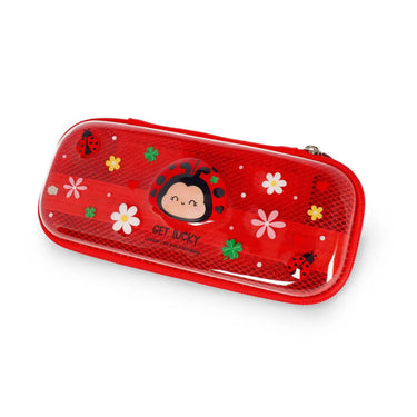 Transparentes Hartschalen-Federmäppchen Get Lucky "Ladybug" - WonderWow von LEGAMI, Produktansicht 2