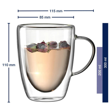 Doppelwandtassen DUO 4-er Set 300ml von LEONARDO