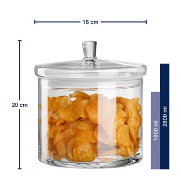 Glasdose "TOP" 20cm von LEONARDO