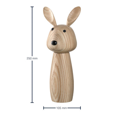 Gewürzmühle Holz CUCINA braun Hase von LEONARDO