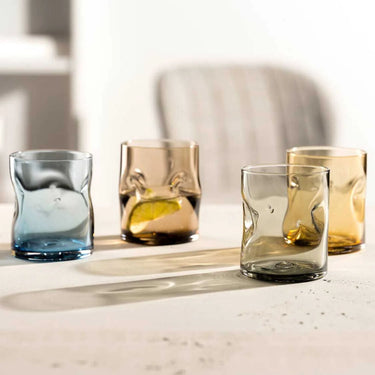 Trinkglas VESUVIO 4-er Set farbig 300 ml von LEONARDO