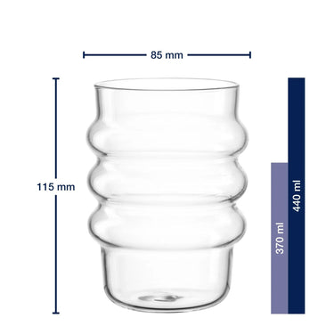 Becher SOLE 2-er Set 440ml von LEONARDO