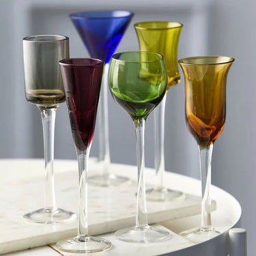 Bunte Schnapsgläser im 6er-Set von Lyngby Glas, Produktansicht 2