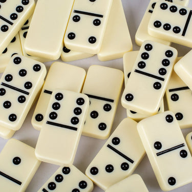 Domino-Set - schwarze Holzreplik von MANOPOULOS – Produktansicht 2