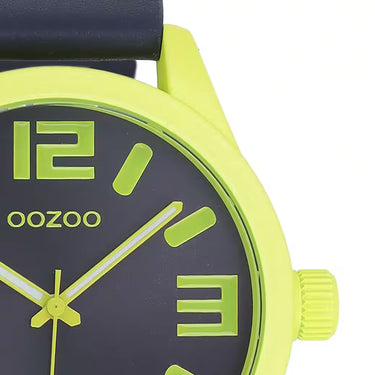 Herrenuhr Timepieces Dunkelblau / Lime C0907 • Oozoo