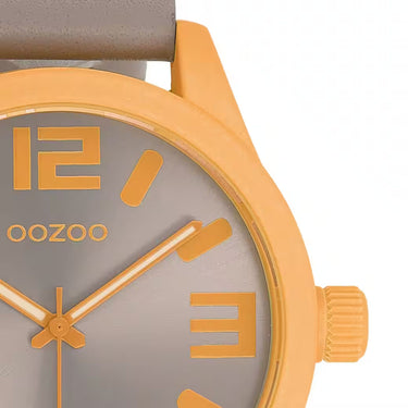 Herrenuhr Timepieces Taupe / Orange C0905 • Oozoo