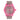 Damenuhr Timepieces Taupe / Neon-Pink C0906 • OOZOO