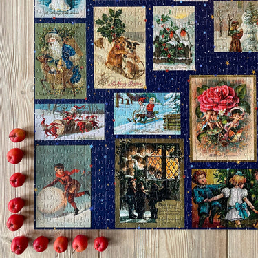 YE OLD CHRISTMAS GREETINGS – 1000-teiliges Puzzle • Penny Puzzle