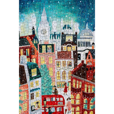 Puzzle Snowy London 500 Teile von Piecely – Produktbild 2