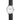 Herrenuhr Quarz "Naos" Weiß Silber Premium Schwarz • Sternglas