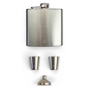 SOCIETY-Stainless-Steel-Flask-and-Shotglass-Set-001-Casa43