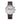 Herrenuhr Chrono "Hamburg" Silber-satiniert Silber Vintage Mokka • Sternglas