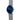Herrenuhr Quarz "Naos" Sonnenschliff Blau Milanaise Silber • Sternglas