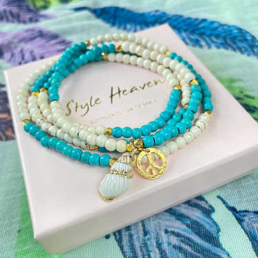 Style-Heaven-Howlith-Armband-Peace-creme-t-rkis-01