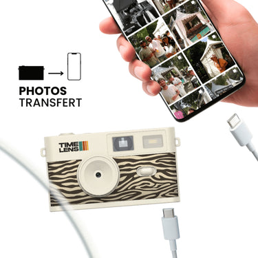 Retro Style Kamera „Zebra“ • TimeLens®