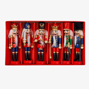 Weihnachtsschmuck Nussknacker bunt aus Holz • The Twiddlers